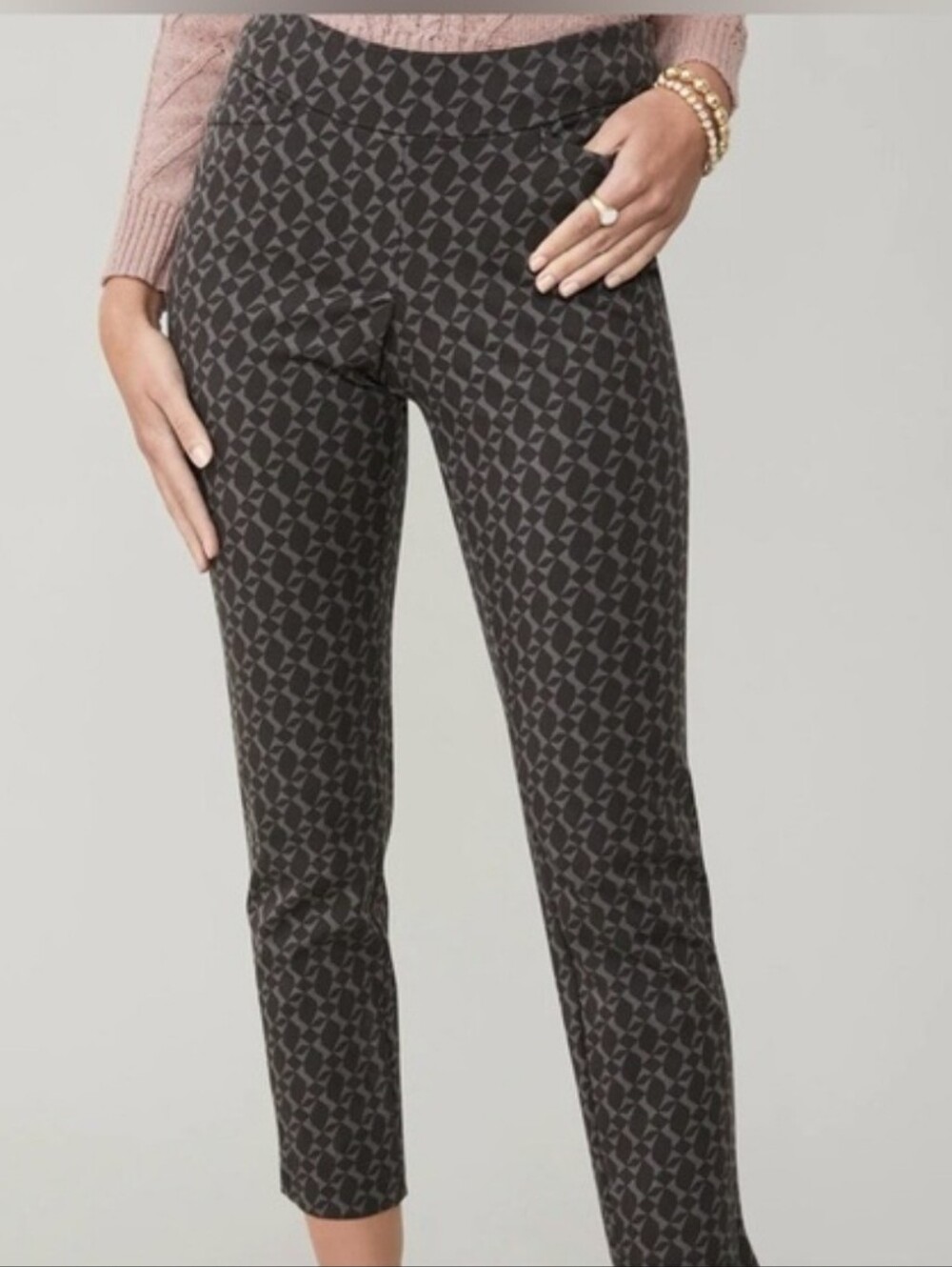 Spartina 449 Maren Pull-On Pant Maritime Forest Geo Size Large